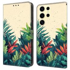 OEM - Pl&aring;nboksfodral f&ouml;r Samsung Galaxy S26 Ultra M&ouml;nstertryck Konstl&auml;der Flip - Blad