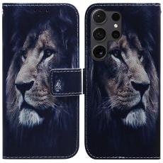 OEM - Pl&aring;nboksfodral f&ouml;r Samsung Galaxy S26 Ultra M&ouml;nstertryck Konstl&auml;der - Lion