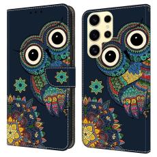 OEM - Pl&aring;nboksfodral f&ouml;r Samsung Galaxy S26 Ultra M&ouml;nstertryck Konstl&auml;der Uggla