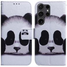 OEM - Pl&aring;nboksfodral f&ouml;r Samsung Galaxy S26 Ultra M&ouml;nstertryck Konstl&auml;der - Panda