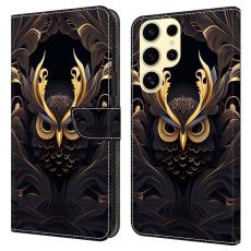 OEM - Pl&aring;nboksfodral f&ouml;r Samsung Galaxy S26 Ultra M&ouml;nstertryck Konstl&auml;der - Uggla