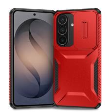 OEM - Mobilskal f&ouml;r Samsung Galaxy S26 Camshield TPU + PC - R&ouml;d