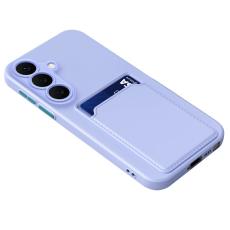 OEM - Mobilskal f&ouml;r Samsung Galaxy S26 Flexibelt TPU med kortfack - Lila