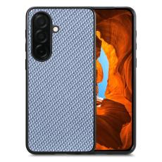 OEM - Mobilskal f&ouml;r Samsung Galaxy S26 Kolfiberstruktur PU + PC + TPU - Bl&aring;