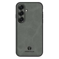 ANNYOJO - Annyojo Mobilskal f&ouml;r Samsung Galaxy S26 Konstl&auml;der + PC + TPU - Gr&aring;