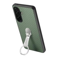 OEM - Mobilskal f&ouml;r Samsung Galaxy S26 Kortfack Kickstand Kolfiber - Gr&ouml;n