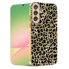OEM - Mobilskal f&ouml;r Samsung Galaxy S26 Leopardm&ouml;nster PC + TPU - Guld