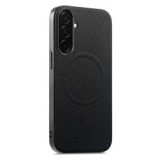 OEM - Mobilskal f&ouml;r Samsung Galaxy S26 Magnetiskt &Auml;kta l&auml;der + PC + TPU - Svart