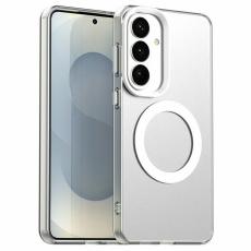 OEM - Mobilskal f&ouml;r Samsung Galaxy S26 Magnetiskt Anti Drop - Vit