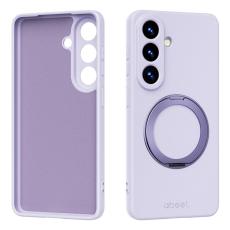 ABEEL - ABEEL Mobilskal f&ouml;r Samsung Galaxy S26 Magnetiskt Kickstand Silikon - Lila