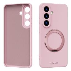 ABEEL - ABEEL Mobilskal f&ouml;r Samsung Galaxy S26 Magnetiskt Kickstand Silikon - Rosa