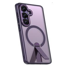 OEM - Mobilskal f&ouml;r Samsung Galaxy S26 Magnetiskt Kickstand TPU - M&ouml;rklila