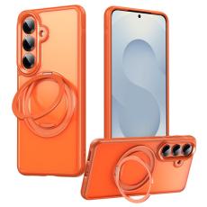 OEM - Mobilskal f&ouml;r Samsung Galaxy S26 Magnetiskt Kickstand TPU - Orange