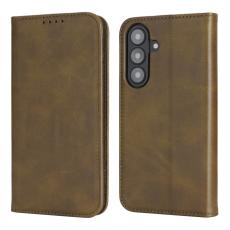 OEM - Mobilskal f&ouml;r Samsung Galaxy S26 Magnetiskt Konstl&auml;der - M&ouml;rkgr&ouml;n