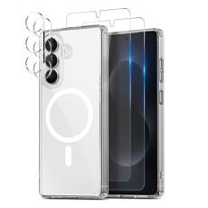 OEM - Mobilskal f&ouml;r Samsung Galaxy S26 Magnetiskt PC + TPU med 2 skydd - Transparent