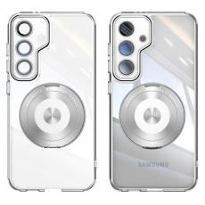 OEM - Mobilskal f&ouml;r Samsung Galaxy S26 Magnetiskt PC + TPU med Kickstand - Matt Vit