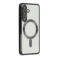 OEM - Mobilskal f&ouml;r Samsung Galaxy S26 Magnetiskt TPU + Glaslins Skydd - Svart