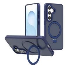 OEM - Mobilskal f&ouml;r Samsung Galaxy S26 Magnetiskt TPU + PC Kickstand - M&ouml;rkbl&aring;