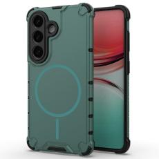 OEM - Mobilskal f&ouml;r Samsung Galaxy S26 Magnetiskt TPU + PC - M&ouml;rkgr&ouml;n