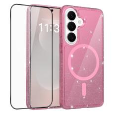 OEM - Mobilskal f&ouml;r Samsung Galaxy S26 Magnetiskt TPU - Transparent R&ouml;d