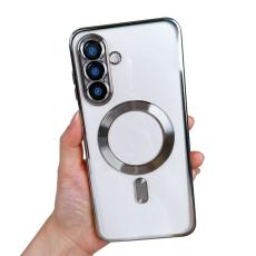 OEM - Mobilskal f&ouml;r Samsung Galaxy S26 Magnetiskt Transparent TPU - Silver