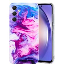 OEM - Mobilskal f&ouml;r Samsung Galaxy S26 Marmor m&ouml;nster TPU - R&ouml;d