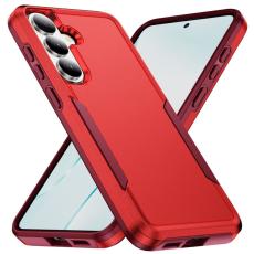 OEM - Mobilskal f&ouml;r Samsung Galaxy S26 PC + TPU Milit&auml;rklass Skydd - R&ouml;d