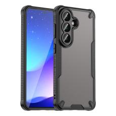 OEM - Mobilskal f&ouml;r Samsung Galaxy S26 PC + TPU Semi-Transparent - Svart