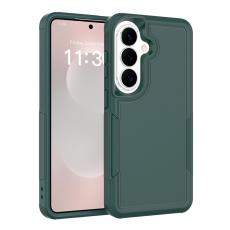 OEM - Mobilskal f&ouml;r Samsung Galaxy S26 PC + TPU St&ouml;tt&aring;lig - M&ouml;rkgr&ouml;n