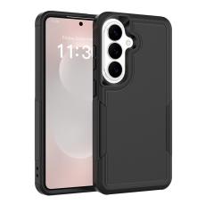 OEM - Mobilskal f&ouml;r Samsung Galaxy S26 PC + TPU St&ouml;tt&aring;lig - Svart