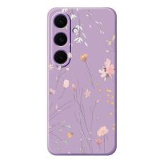 OEM - Mobilskal f&ouml;r Samsung Galaxy S26 Plus Blomm&ouml;nster TPU - Lila
