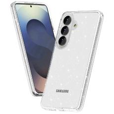 OEM - Mobilskal f&ouml;r Samsung Galaxy S26 Plus Glittrande TPU + PC - Vit