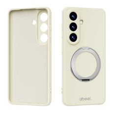 ABEEL - ABEEL Mobilskal f&ouml;r Samsung Galaxy S26 Plus Magnetiskt Kickstand - Beige