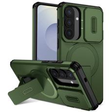 OEM - Mobilskal f&ouml;r Samsung Galaxy S26 Plus Magnetiskt Kickstand - Gr&ouml;n