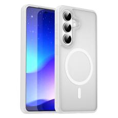 OEM - Mobilskal f&ouml;r Samsung Galaxy S26 Plus Magnetiskt TPU + PC - Matt Vit