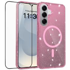 OEM - Mobilskal f&ouml;r Samsung Galaxy S26 Plus Magnetiskt TPU - Transparent R&ouml;d