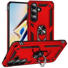 OEM - Mobilskal f&ouml;r Samsung Galaxy S26 Plus PC + TPU med Kickstand - R&ouml;d