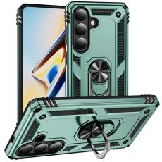 OEM - Mobilskal f&ouml;r Samsung Galaxy S26 Plus PC + TPU med Kickstand - Svartgr&ouml;n