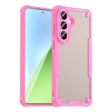 OEM - Mobilskal f&ouml;r Samsung Galaxy S26 Plus PC + TPU Semi-Transparent - Rosa