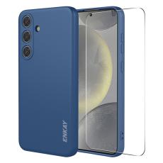 HAT PRINCE - Hat Prince Mobilskal f&ouml;r Samsung Galaxy S26 Plus Silikon + Glasfilm - M&ouml;rkbl&aring;