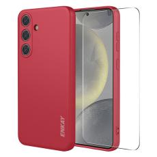 HAT PRINCE - Hat Prince Mobilskal f&ouml;r Samsung Galaxy S26 Plus Silikon + Glasfilm - R&ouml;d