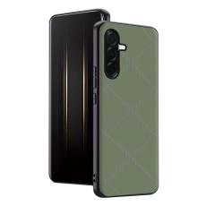 OEM - Mobilskal f&ouml;r Samsung Galaxy S26 Plus TPU + Konstl&auml;der - Gr&ouml;n