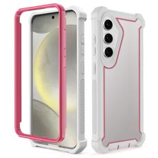 OEM - Mobilskal f&ouml;r Samsung Galaxy S26 Plus Transparent 2 i 1 Shockproof Plast - Rosa