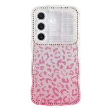 OEM - Mobilskal f&ouml;r Samsung Galaxy S26 TPU med rhinestones - Gradient Rosa