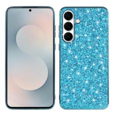 OEM - Mobilskal f&ouml;r Samsung Galaxy S26 TPU + PC Glittrande - Bl&aring;