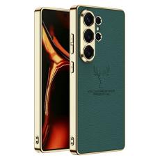 GKK - GKK Mobilskal f&ouml;r Samsung Galaxy S26 Ultra Konstl&auml;der TPU - Gr&ouml;n