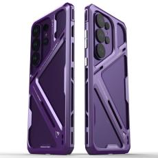 Luphie - Luphie Mobilskal f&ouml;r Samsung Galaxy S26 Ultra Avtagbar metallram + skydd - Lila