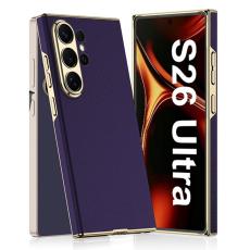 GKK - GKK Mobilskal f&ouml;r Samsung Galaxy S26 Ultra Elektropl&auml;terad PU + PC - Lila
