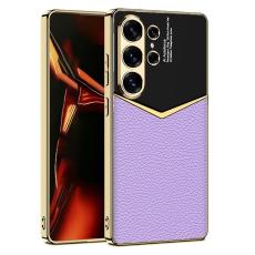 GKK - GKK Mobilskal f&ouml;r Samsung Galaxy S26 Ultra Elektropl&auml;terad PU + PC + TPU - Lila