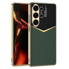 GKK - GKK Mobilskal f&ouml;r Samsung Galaxy S26 Ultra Elektropl&auml;terad PU Plast - M&ouml;rkgr&ouml;n